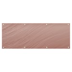 Background-pink Soft Banner and Sign 8  x 3  Front