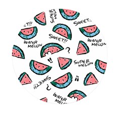 Illustration Watermelon Fruit Sweet Slicee Mini Round Pill Box (pack Of 3) by Sudhe