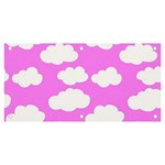 Purple Clouds  Banner and Sign 6  x 3  Front