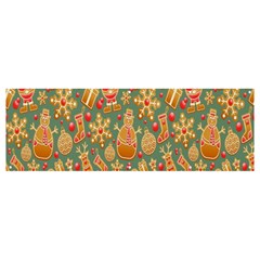 Gingerbread Christmas Decorative Banner And Sign 12  X 4  by artworkshop