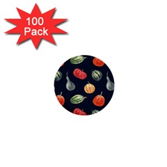 Vintage Vegetables  1  Mini Button (100 Pack)  by ConteMonfreyShop