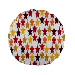 Abstract-flower Standard 15  Premium Flano Round Cushions by nateshop