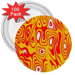 Red-yellow 3  Buttons (100 Pack)  by nateshop