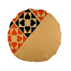 Aesthetic Hearts Standard 15  Premium Round Cushions by ConteMonfrey