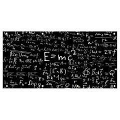 Science Einstein Formula Mathematics Physics Banner And Sign 8  X 4  by danenraven