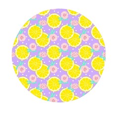 Purple Lemons  Mini Round Pill Box (pack Of 3) by ConteMonfrey