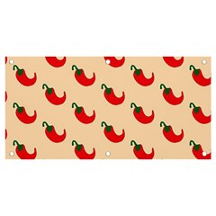 Small Mini Peppers Pink Banner And Sign 4  X 2  by ConteMonfrey