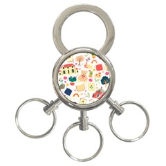 Girly Universe 3-ring Key Chain by ConteMonfrey