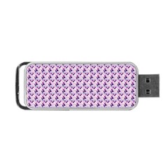 Purple Design Portable Usb Flash (two Sides) by designsbymallika