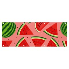 Red Watermelon  Banner And Sign 8  X 3  by ConteMonfrey