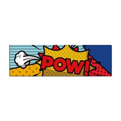 Pow Word Pop Art Style Expression Vector Sticker (bumper) by Wegoenart