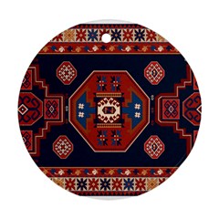 Armenian Carpet Ornament (round) by Gohar
