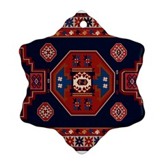 Armenian Carpet Snowflake Ornament (two Sides) by Gohar