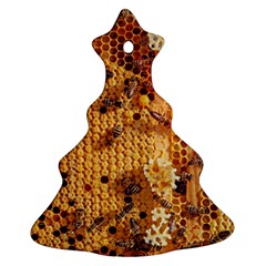 Insect Macro Honey Bee Animal Christmas Tree Ornament (two Sides) by Wegoenart