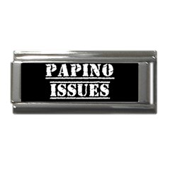 Papino Issues - Italian Humor Superlink Italian Charm (9mm) by ConteMonfrey