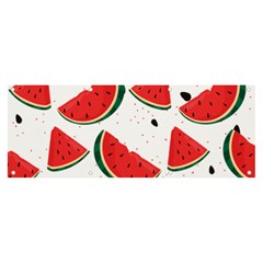 Watermelon Seamless Pattern Banner And Sign 8  X 3  by Jancukart