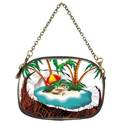 Coconut And Holiday Beach Food Chain Purse (one Side) by Jancukart