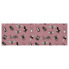 Insects Pattern Banner And Sign 12  X 4  by Valentinaart