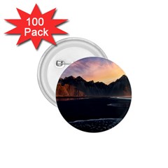 Beach Volcano Ocean Sunset Sunrise Iceland 1 75  Buttons (100 Pack)  by danenraven