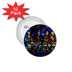 Window Stained Glass Chartres Cathedral 1 75  Buttons (10 Pack) by danenraven