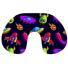 Space Pattern Travel Neck Pillow by Pakemis