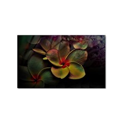 Beautiful Floral Sticker (rectangular) by Sparkle