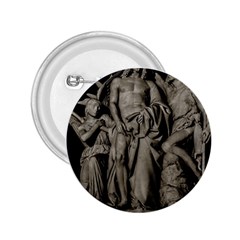 Catholic Motif Sculpture Over Black 2 25  Buttons by dflcprintsclothing