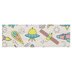 Cute-seamless-pattern-with-space Banner And Sign 6  X 2  by Pakemis