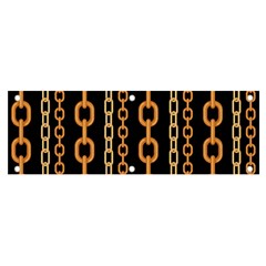 Gold-chain-jewelry-seamless-pattern Banner And Sign 6  X 2  by Pakemis