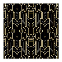 Art-deco-geometric-abstract-pattern-vector Banner And Sign 3  X 3  by Pakemis