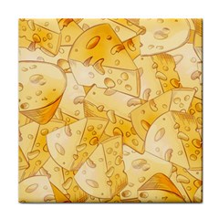 Cheese-slices-seamless-pattern-cartoon-style Face Towel by Pakemis