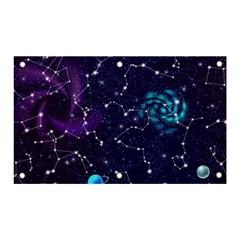 Realistic-night-sky-poster-with-constellations Banner And Sign 5  X 3  by Pakemis