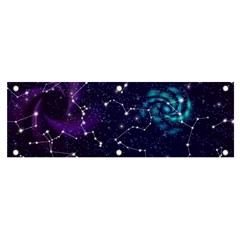 Realistic-night-sky-poster-with-constellations Banner And Sign 6  X 2  by Pakemis