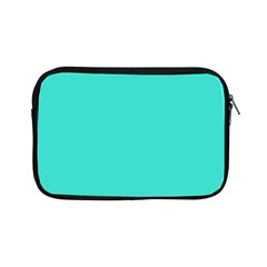 Color Turquoise Apple Ipad Mini Zipper Cases by Kultjers
