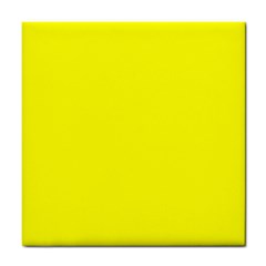 Color Yellow Tile Coaster by Kultjers