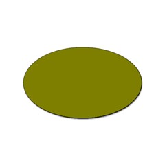 Color Olive Sticker Oval (10 Pack) by Kultjers