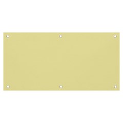 Color Pale Goldenrod Banner And Sign 6  X 3  by Kultjers