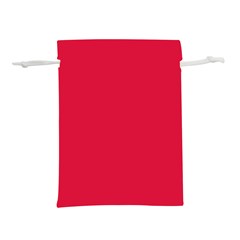 Color Crimson Lightweight Drawstring Pouch (l) by Kultjers