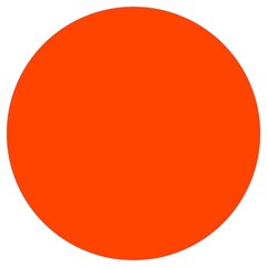 Color Orange Red Round Trivet by Kultjers