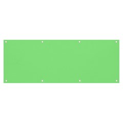 Color Light Green Banner And Sign 8  X 3  by Kultjers