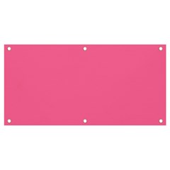 Color French Pink Banner And Sign 4  X 2  by Kultjers
