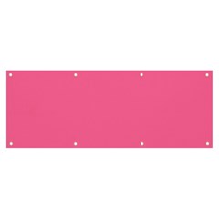 Color French Pink Banner And Sign 8  X 3  by Kultjers
