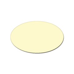 Color Lemon Chiffon Sticker Oval (10 Pack) by Kultjers