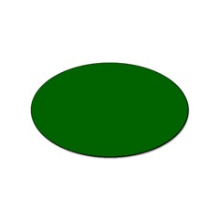 Color Dark Green Sticker (oval) by Kultjers