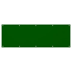 Color Dark Green Banner And Sign 12  X 4  by Kultjers