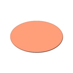 Color Light Salmon Sticker Oval (100 Pack) by Kultjers