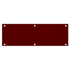 Color Blood Red Banner And Sign 6  X 2  by Kultjers