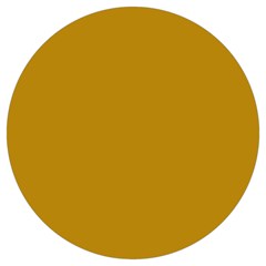 Color Dark Goldenrod Round Trivet by Kultjers