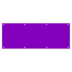 Color Dark Violet Banner And Sign 8  X 3  by Kultjers