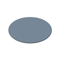 Color Light Slate Grey Sticker (oval) by Kultjers